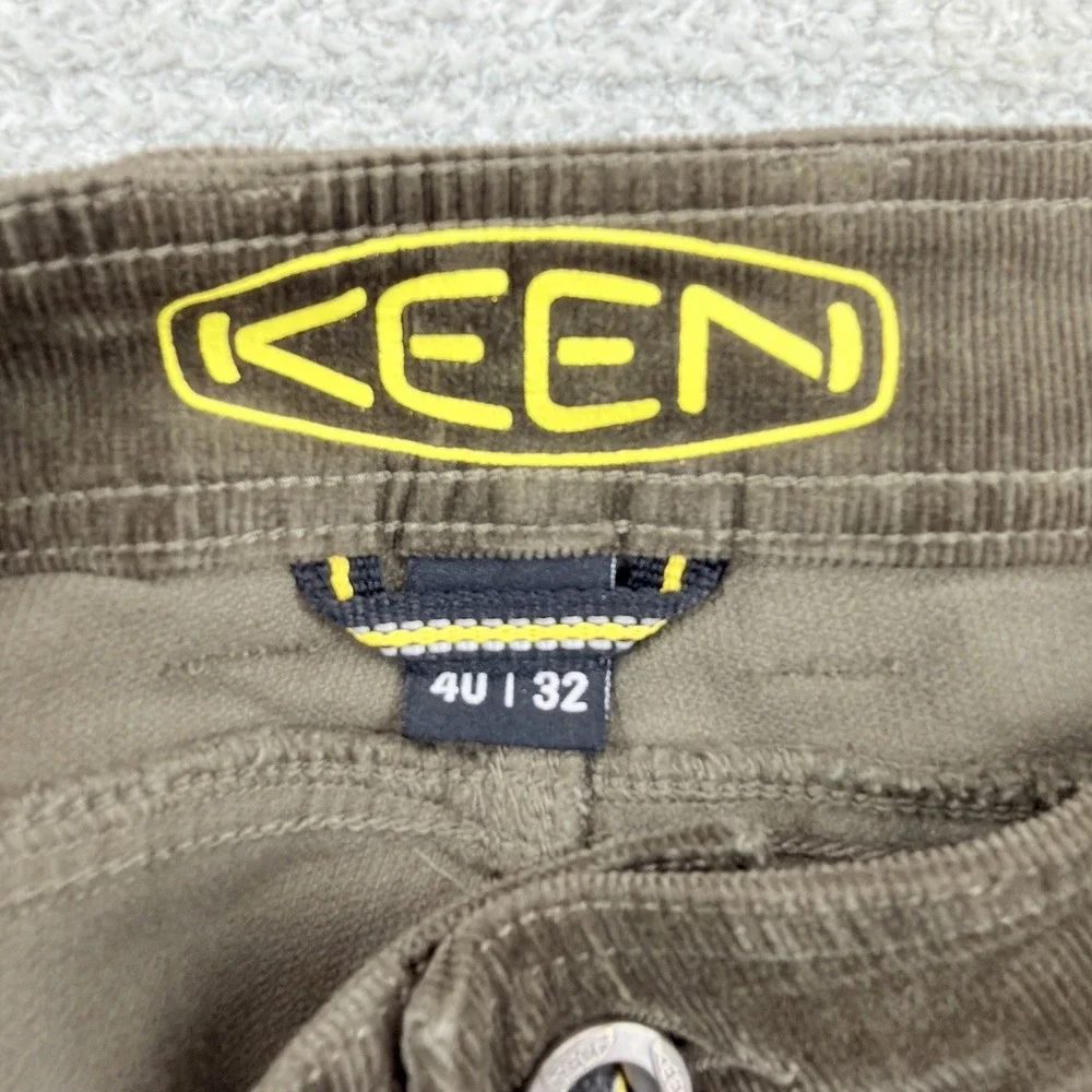 NWT KEEN Re-Cord Pants Mens 40x32 Brown Corduroy Stretch Carpenter Outdoor